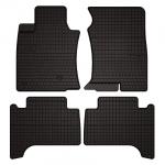 Dywaniki samochodowe gumowe do: Toyota Land Cruiser J120 5-drzwi (2002-2009) - czarne, dopasowane