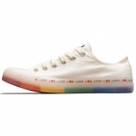 Converse Chuck Taylor All Star Klassikaline Mitmek&uuml;lgne Kerge Madala s&auml;&auml;rega L&otilde;uendkingad Unisex Valge Vikerkaar 36