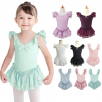 Balleti Eripood Mignon Ballet Trikoo L&uuml;hikeste jaoks Tolmunud Roosa Lapsed, Varrukas, 3232, 105cm,