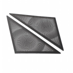metyoucar For BMW X3 G45 25-26 Stainless Steel Black Car trument Panel Side Speaker Cover Decoration Interior Car Accessories must