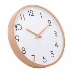 12-tollise minimalistliku puidust seinakella