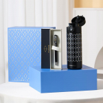 Wedgwood Obsidian Black isoleerpudeli ja Parker pliiatsi kinkekomplekt