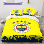 Fenerbahce Spordiklubi, FCSB Muster Voodipesu, Tekikomplekt Tekikate Padjap&uuml;&uuml;r Kodu S&uuml;nnip&auml;evakingitus (1 * tekikott + 2 * padjap&uuml;&uuml;ri, ilma s&uuml;damikuta) 135x200cm