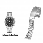 Tugevast roostevabast terasest kellarihm 18mm 20mm 22mm H&otilde;bedane kellarihm omega rihma seamaster speedmaster planet ocean K&auml;ev&otilde;ru2027 jaoks 20mm