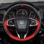 hand stitched non-slip Sports style Car Steering Wheel Cover For Honda Civic 10 2016- CR-V 2017- Clarity 2018- style 1