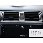 Car stickers stainless steel trim the front air-conditioning outlet decoration Cover Trim for Volkswagen Jetta MK6 2015-2018