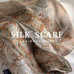 100% naturaalne ehtsast siidist sall naistele tr&uuml;kitud bandana ruudukujulised sallid wrap r&auml;tik elegantne mood echarpe rand k&otilde;rge kvaliteediga hijab Real Silk 70x70cm