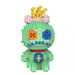 Anime Stitch Ehitusklotsid Ingli Scrump Kitarriga Raamatut Hoidev Stitch Mudel Kokkupandavad M&auml;nguasjad Laste DIY Miniklotsi Kuju No box