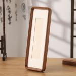 P&auml;hklipuu pildiraam tapiga ja soonega disainiga kalligraafia eksponeerimiseks Inner diameter 10*30cm(opening size 5*20cm)