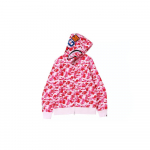 Huppar BAPE ABC Camo Shark T&auml;is-t&otilde;mblukuga SS23 Roosa EU XL