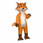 T&auml;ispuhutav p&uuml;hadekost&uuml;&uuml;m armas rebane &uuml;hes t&uuml;kis peo t&auml;ispuhutav riietus Halloween j&otilde;ulud naljakas &uuml;likond cosplay peokost&uuml;&uuml;m Height 150CM-190CM oranž