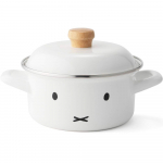 Fuji Emailitud Miffy N&auml;oga Induktsioonpliidi Pliidiplaat Valge Kastrul, 15cm, valge