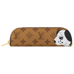 Louis Vuitton X Sun Yitian Koost&ouml;&ouml; Ikoonilise Prindiga T&otilde;mblukuga L&otilde;uendist Hoiukott Naiste kotid Pruun GI1112 Basic Set (Bag+Dust Bag)