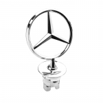 1 tk metallist auto kapoti embleem esikroomlogo kapoti m&auml;rk Mercedes Benz C E S-klassi W204 W205 W212 W213 W211 W220 W222 W223 jaoks