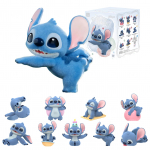 TOP TOY Disney Stitchi Seeria Gachapon Pime Karbikujuke Pehme Vin&uuml;&uuml;l PVC Premium M&auml;nguasi S&uuml;nnip&auml;evakingitus Disney Tegelaste Kogujaile Genki Jooga [1 T&uuml;kk]