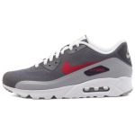 Nike Air Max 90 Cushioning, Wear Resistant Low top Running Shoes Men's Gray Red 819474-006 40 gray