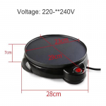 220V 650W K&ouml;&ouml;gi elektriline pannkoogimasin Paratha Chapati Lame leib Pizza Tortilla valmistaja Toiduvalmistamise t&ouml;&ouml;riistad Seade K&uuml;psetusn&otilde;ud UK