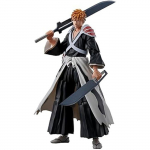 Figurine - TAMASHII NATIONS - Ichigo Kurosaki - Double Zangetsu - 3 Paires de Mains - 4 Parties Faciales
