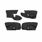 Auto siseuksepaneeli k&auml;etoe seemisnahast katteviimistlus VW Golf 5 MK5 Jetta Bora 2005 2006 2007 2008 2009 2010 jaoks Ainult 4 ust must