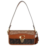 Coach Studio Baguette 20 Metalllogo Monogramm Prindi Kunstnahast &Otilde;lakott V&auml;ike Naiste &otilde;lakott Pruun CR798-B4V6 Basic Set (Bag+Dust Bag)