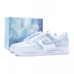 Nike Air Force 1 Fairy Spirit Abrasion Resistant Low top Skateboard Shoes Unisex Blue White DD8959-100(Team836-) 35.5