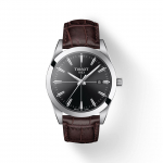 Tissot Nahkrihm must sihver Meeste moekell T127.410.16.051.01 must