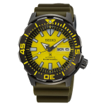 Seiko Prospex Monster 200m Automaatne Halli Kattega Korpus Kollane Tihvtidega Kell Sukelduja SRPF35K1, Sukeldujakell.