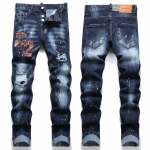 Vintage Rinnam&auml;rk Kulunud Pesitud Veniv Kitsas L&uuml;hike Meeste Denim-teksap&uuml;ksid D4015 30