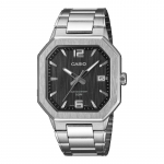 Casio meeste roostevabast terasest 50M veekindel analoog kvartskell MTP-B195D-1AV must