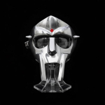 MF DOOM Mask Terasest, Madvillain Gliaadi N&auml;okaitse, K&auml;sit&ouml;&ouml;na Valmistatud Metallmask Cosplayks ja Eksponeerimiseks black