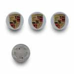 (65 mm) 4 tk Porsche velje keskkatted 65MM rumbum&auml;rk Embleemi kaitsja