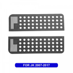 Alumiiniumisulamist tagaukse klaasriba kleebised Jeep Wrangleri JK JKU JL JT 4-ukseliste autotarvikute 2007-2024 katte trimmid