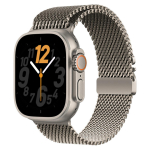 100% puhas titaan Milanosse punutud rihm Apple Watch Ultra 3 2 49mm 11/10 46mm jaoks Roostevabast terasest rihm Iwatch 9 8 7 6 45 44mm jaoks Ultra 3 2 1 49mm