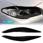 Autotarvikud S&uuml;sinikkiust Esitulede Silmalaug Kulmukaas Sisekate sobib BMW 5. seeriale F10 F11 2011 2012 2013 2014 Gloss Blcak