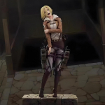 Attack On Titan Annie figuur Naiskoloss Leonhart T&auml;ielikult kaetud V&auml;rvitud GK kuju Lauakaunistus Kogutav mudel Nukud M&auml;nguasjad
