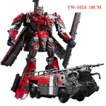 LAOS BAIWEI 16.5CM Transformeeruv Anime Tegevuskuju M&auml;nguasjad Lahe KO G1 Roboti Auto Mudel Juguetes Poiste Kingitus SS49 TW-1025B black