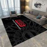 Mootorisporti vaipmatt - V&otilde;idus&otilde;idu rooli logo Kodu kaunistus elutuppa garaaži libisemiskindel p&otilde;randamatt magamistoa dekoratsioon vaip 80x120cm