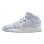 Jordan Air Jordan 1 libisemiskindlad kulumiskindlad keskmise k&otilde;rgusega laste korvpallijalatsid Valge Sinine Unisex FD8780-400 35.5