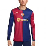 Nike FC Barcelona 2024/25 Staadioni kodus&auml;rk meestele Nike Dri FIT Jalgpalli repliik pikkade varrukatega s&auml;rk FN8806-456 M (8&ndash;10)