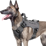Viimane koera v&auml;litaktikaline vest pritsmekindel lemmiklooma rinnarihm keskmisele ja suurele koerale Saksa lambakoer Border Collie s&otilde;jav&auml;eline vest S gray