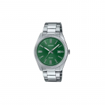 Casio Veekindel 50 meetrit Kvartsmehhanism Roostevabast terasest rihm Jaapani ja Korea kell Meeste kell Roheline sihverplaat MTP-1302D-3A roheline