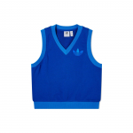Adidas Originals Trefoil Logo Varrukateta V-kaelusega Vest Naiste vestid Sinine IB2059 S-M
