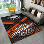 Klassikaline H-Harley Racing Moto Vaip M&auml;ngutoa, Magamistoa, Elutoa, Diivani Kodukaunistuse jaoks, Laste M&auml;nguala Vaip Libisemiskindel P&otilde;randamatt 80x120cm