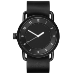 TID Watches Skandinaavialik Minimalistlik Rootsi Kvarts Nahk Must 40mm Nr.1 Meeste K&auml;ekell, Disain, Br&auml;nd, Mehhanism, Rihm, Tihvliplaat, must