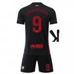 Laste Barcelona Lewandowski jalgpallis&auml;rgi komplekt, pol&uuml;ester, must, 150-160cm 110-120 CM must