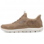 Skechers Slip-Ons Mugavad Mitmek&uuml;lgsed Madalad Vabaajajalatsid Meeste tossud Pruun 232940-WSK 42