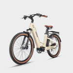 MIHOGO AIR 48V 750W s&uuml;sinikkiust elektrijalgratas, 26-tolline, maksimaalne pedaaliabiga s&otilde;iduulatus kuni 190 km, maksimaalne kandev&otilde;ime 120 kg. valge