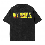 INVINCIBLE Verine Logo Pesitud T-s&auml;rgid Streetwear Uudsus T-s&auml;rk T-s&auml;rk Meestele Naistele Puuvillane Streetwear S