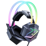 ONIKUMA X20 RGB V&auml;rviline Peale pandav Juhtmega M&auml;nguri K&otilde;rvaklapp, Pikkus: 1,8 m X20