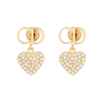 Dior Clair D Lune K&otilde;rvar&otilde;ngad Kuldse Viimistlusega Metallist Ja H&otilde;bedase Tooni Imitatsioonkristalli Kaunistusega Naiste k&otilde;rvar&otilde;ngad E1910CDLCY-D03S Gold,F